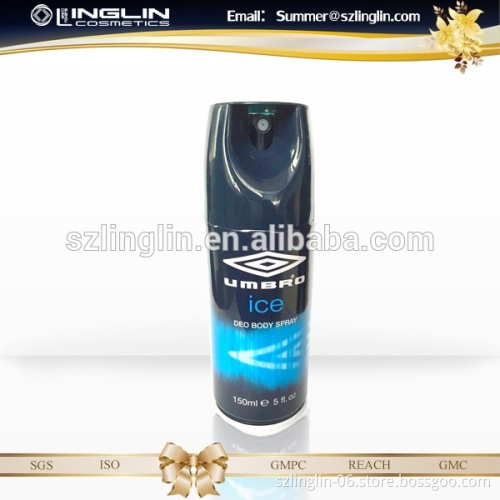 150ml Steel Bottle hot ice Deodorant Body Spray